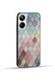 غطاء هاتف محمول بتصميم رخامي من Khaalis مع جوانب ناعمة سوداء لهاتف Realme 10 Pro، متعدد الألوان - 2