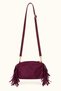 Velora Tasseled Suede Bag 98-127 Std Mürdüm - 3