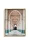 Hassan II Mosque Architecture Wall Art | Portrait Framed Canvas Print | Modern Decor for Living Room - 2