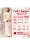 Women's Hijab Knitwear Dress Pearl Detailed Wide Sleeve Long Stretchy Ribbed Hijab Dress [130cm] - 4