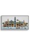 Arabian Nights Skyline Architecture Wall Art | Panoramic Framed Canvas Print | Luxury Home Decor - 2