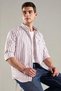 Mens Striped Regular Fit Cotton Shirt - 5