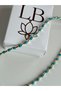Turquoise and Gold Detailed Combination Necklace - 2