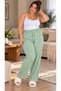 Women's Oversized Wrinkled Pants – Comfortable Fit - Plus Size