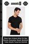 Special Series Men's Slim Fit Tight-Fitting Cotton Black Crew Neck Clothing Design Casual