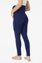 Delux Series Clothing Apparel Combination Adjustable Waist Navy Blue Stretchy High Maternity Leggings - 5