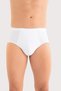 Premium Underwear Cotton Basic Clothing White 6-Pack Men's Briefs 100% Cotton Combed Cotton - 3