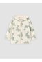 Printed Hooded Baby Boy Booties Set - 3