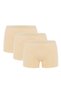 Special Production Combination Innovation Flexible Basic Laser Cut Seamless Women's Boxer Panties 3-Pack Skin Color - 2