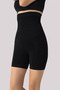 Delux Series Solution Flexible Postpartum High Waist Corset Shorts Black - 2