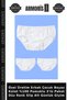 Special Production Boys' White Underpants 100% Cotton 3-Pack Solid Color Slip Bottoms Daily Wear