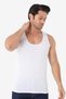 Textile Product Clothing Item Office Wear Men's White Seamless Undershirt 100% Cotton 6-Pack - 3