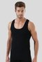 Special Production Men's Black Lycra Undershirt 3-Pack Athlete Undershirt Gathering Fit Look - 3
