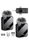 Wireless Lavalier Microphone for Mobile Video Recording – 2.4G Mini Mic with Noise Reduction for Douyin Live Broadcast, Interviews, Vlogging, YouTube