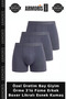 Special Production Men's Clothing Knitted 3-Piece Smoked Men's Boxer Lycra Flexible Fabric