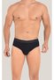 Delux Series Normal Gift Item Comfortable Underwear Men's Bamboo Slip Underpants Plain Navy Blue 3-Pack - 3