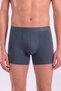Delux Series Combination Knitted Comfortable 6-Pack Men's Cotton Lycra Flexible Fabric Smoked Boxer Briefs - 3