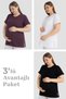 Special Series Cotton Short Sleeve Maternity T-Shirt 3-Pack Mother-To-Be