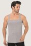 Delux Series Athlete Underwear Men's Wide Waistband Athlete 100% Cotton Ribbed Gray 3-Pack - 3