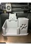 3D Printed Cute Cat Figurine Desktop Organizer, Pen Holder, and Organizer Bzeldr05