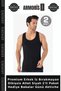 Premium Men's Non-Marking Seamless Undershirt Black 2-Pack Gift Father's Day Activity
