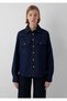Women's Navy Blue Angela Rinse Classic Denim Jean Shirt