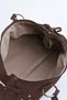 Women's Savana Brown Suede Studded Tassel Zipper Detailed Cross Strap Lined Shoulder Bag - 7