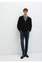 Men's Navy Blue London Classic Denim Dark Ink Blue Jean