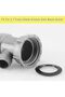 Sink Drain Trap Fitting, ABS Grey - 3
