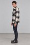 Black Double Pocket Regular Fit Plaid Men's Shirt |   Mew1211791-1 - 5