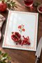 Kitchen Patterned Tempered Glass Cutting Board 25X35 cm Floral and Textured Presentation Board - 3