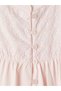 Özmarka New Season Pink Judge Collar Embroidered Maternity Shorts Pajama Set - 8