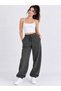 Unisex Anthracite Striped Sweatpants - 8