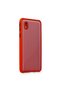Samsung Galaxy A01 Core Case Miami Transparent Silicone - Red