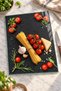 Kitchen Patterned Tempered Glass Cutting Board 25X35 cm Floral and Textured Presentation Board - 4