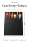 Kitchen Patterned Tempered Glass Cutting Board 25X35 cm Floral and Textured Presentation Board - 5