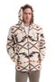 Men's Beige Jazz 50940 Hoodie. Sweat Cardigan Sweatshirt - 2