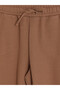 Ozmarka New Season Brown Boys' Textured Jogger Sweatpants - 2
