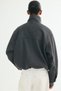 Boru Yakalı Oversize Ceket - 5