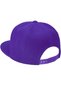 Flat Brim Snapback Cap for Men and Women - Adjustable Hip Hop Baseball Hat, Plain Street Style Flat Peak Cap, One Size - 2