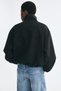 Boru Yakalı Oversize Ceket - 4