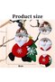4 Pack Plush Christmas Tree Ornaments Santa, Snowman, and Reindeer Designs Christmas Tree Decoration for Christmas Tree Hanging Party Ornaments - 5