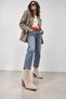 Wanise Women's Genuine Leather Cowboy Boots Mink Suede - 2