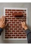 Brick Pattern Wall Stencil Template – 250 Micron Mylar Wood Furniture Relief & Wall Painting Template S5 - 2