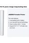 JADENS 4 Rolls Quick-dry Thermal Paper for A40 Portable Printer, Multipurpose Thermal Paper for Contract, Receipt, Picture, Homework, Support US Letter Size 8.5×11 - 4