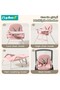 4-In-1 Baby High Chair for Toddlers, Children Dining Chair for Eating With Wheels, Foldable Babies Feeding Chairs, Shampoo chair, Toddler Feeding Booster Seat with Double Removable Tray, Height Adjus - 3