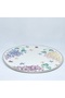 30 cm Lilac Silver Detailed Serving Plate - Decorative Item - 1 Piece - 4