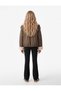 Zippered Loose Fit Faux Fur Jacket - 2