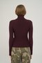 Hüma Turtleneck Plum Knitwear Sweater - 4