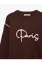 Comfortable Fit Long Sleeve Ribbed Patterned Crew Neck Knitwear Sweater - 7